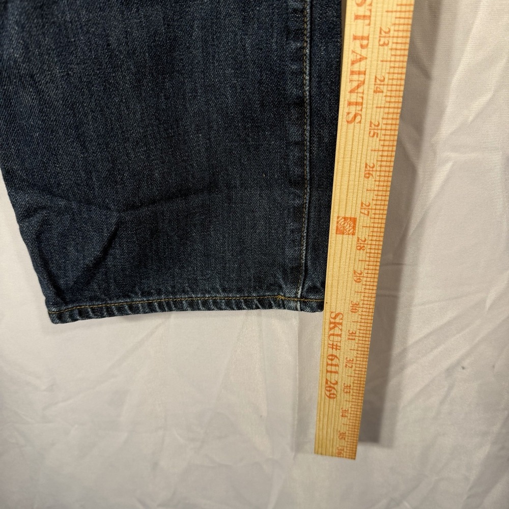 Gap Straight Fit Blue Jeans Men's Dark Wash Fits 38x30 Cotton Denim Pants - Picture 6 of 11